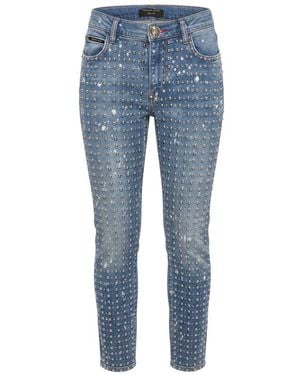 Philipp Plein Cotton Jeans - Blue