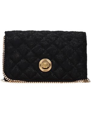 Versace Fabric Pochette - Black
