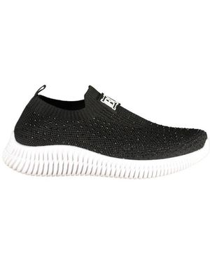 Laura Biagiotti Black Polyester Trainer