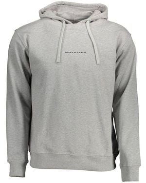 North Sails Grigio Cotton Men Sweatshirt - Gray
