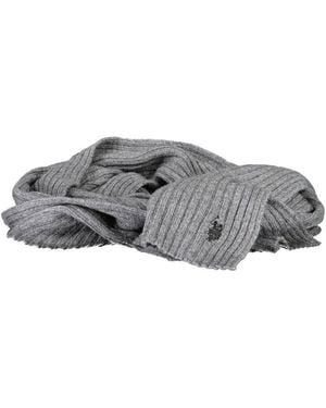U.S. POLO ASSN. Grey Wool Men's Scarf
