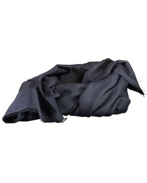 Tommy Hilfiger Blue Cotton Scarf
