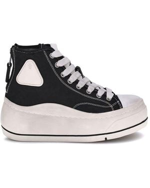 R13 High Top Trainers - Black