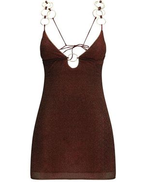Oséree Brown Polyamide Casual Dress
