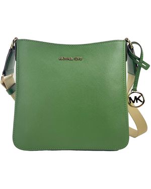 Michael Kors Jet Set Small Messenger Crossbody Bag - Green