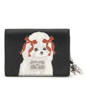 Ganni Black Polyester Wallet