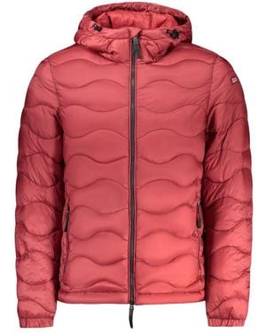 Norway 1963 Rosso Poliammide Mens Jacket - Red