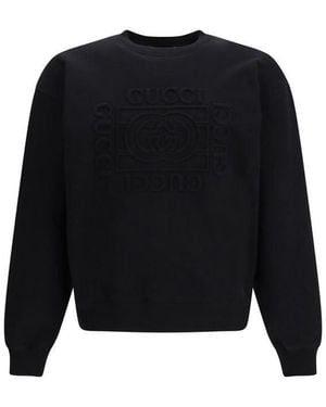 Gucci Black Cotton Sweatshirt