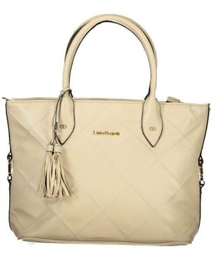 Laura Biagiotti Beige Pvc Handbag - Natural