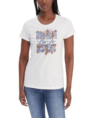Liu Jo Cotton T-Shirt - White