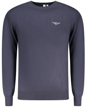 Accademia Militare Blue Cotton Men's Jumper