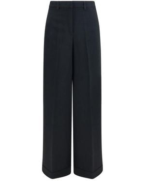 Fabiana Filippi Black Acetate Casual Trousers