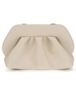 THEMOIRÈ Beige Polyethylene Clutch Bag - Natural