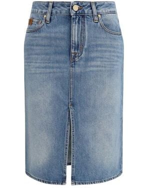 Jacob Cohen Blue Denim Skirt