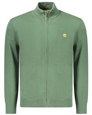 Timberland Green Cotton Men's Pullover