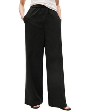 Tommy Hilfiger Black Organic Cotton Casual Pants