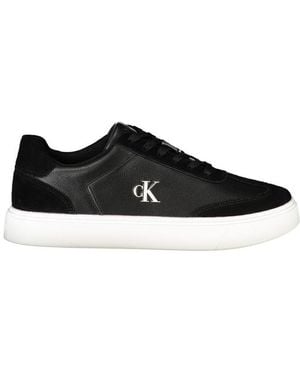 Calvin Klein Black Leather Men Sneaker