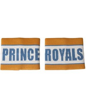 Dolce & Gabbana Multicolour Prince Royals Wool Wristband - Blue