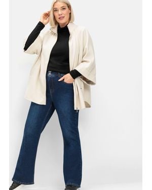 Sheego Bootcut-Jeans im Curvy-Schnitt MANUELA - Blau
