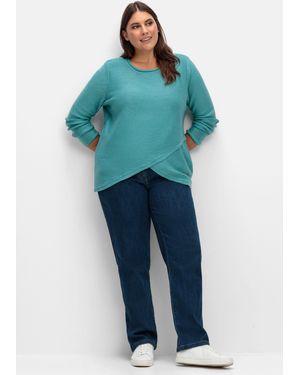 sheego x Collection L. Gerade Jeans in 5-Pocket-Form - Blau