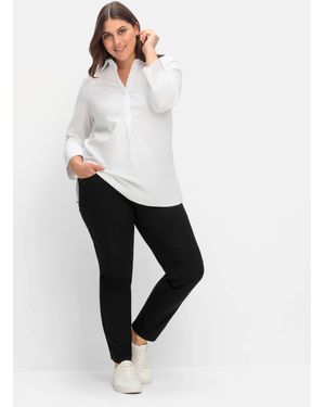 Sheego Schmale Hose im Curvy-Schnitt VERENA - Weiß