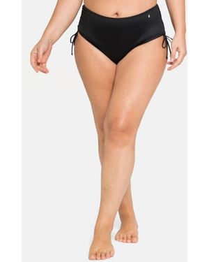 Sheego Bikinihose mit Shaping-Einsatz - Schwarz
