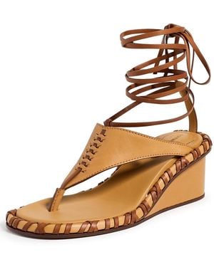 Zimmermann Alchemy Wedge Sandals - Orange