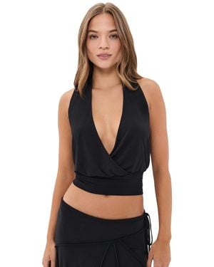 With Jean Sharni Top - Black