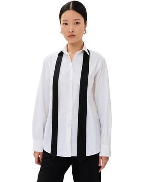 Rohe Detachable Tie Shirt - White