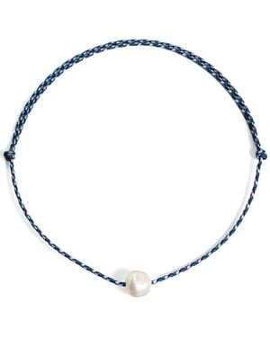 Zoe Chicco Baroque Pearl Paracord Necklace - Multicolour