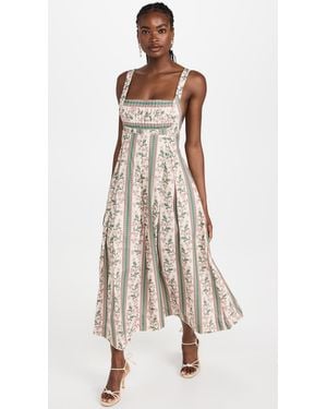 Agua Bendita Hortensia Golondrina Midi Dress - Multicolour