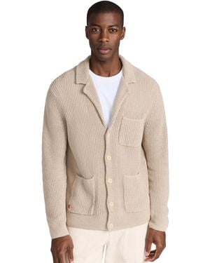 Alex Mill Ribbed Blazer Cardigan - Natural