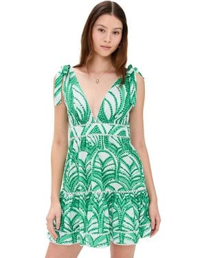 Poupette Cara Mini Dress - Green