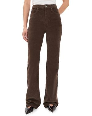 Veronica Beard Crosbie Corduroy Pants - Brown