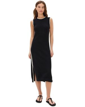Varley Dwight Tank Knit Dress - Black