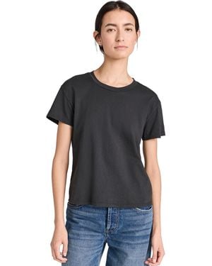 PERFECTWHITETEE Harley Cotton Boxy Crew Tee - Black