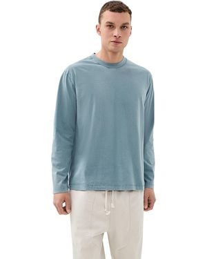 Stockholm Surfboard Club Greg Back Logo Tee - Blue