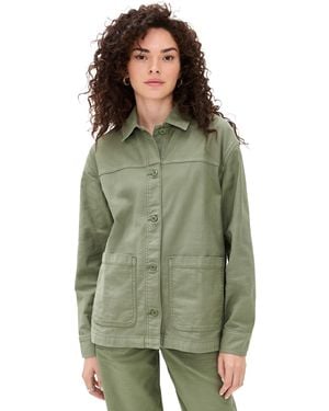 Z Supply On The Road Twill Jacket - Green