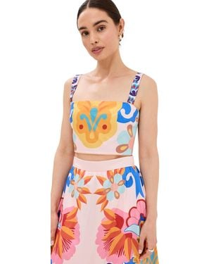 Borgo De Nor Didi Cotton Top - Red