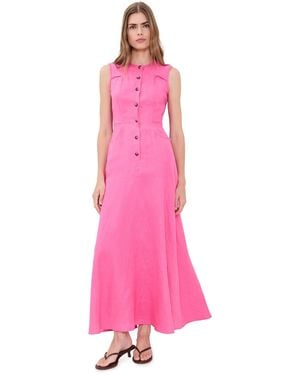 Saloni Sierra Dress - Pink