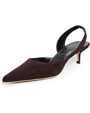 STAUD Sebastian Slingback Heels - Black