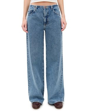 La Ligne Tie Waist Isadora Jeans - Blue