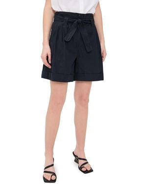 The Great The Pleated Trouser Shorts - Black