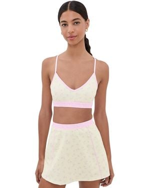 LoveShackFancy Jolanda Bra - Red
