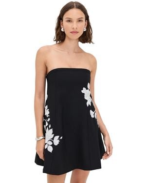 Cinq À Sept Trailing Floral Irla Dress - Black