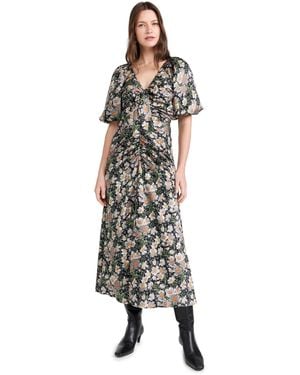Cinq À Sept Cosmo Flowers Brenton Dress - Black