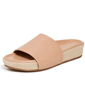 Beek Pelican Jute Slides - Black