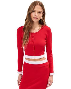 Le Bos Izzy Cardigan - Red