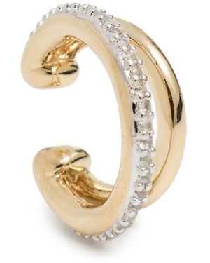 Otiumberg Pave Double Ear Cuff - White