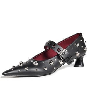 Stella McCartney Elsa Eco Alter Mat Heels - Black